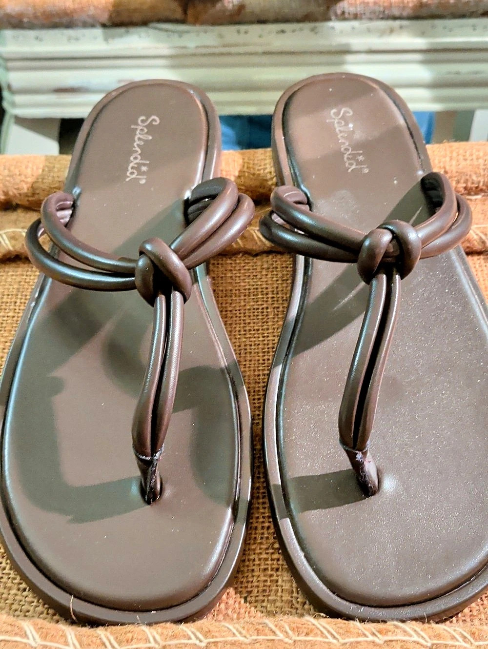 Splendid Ferdinanda Strappy Sandals Brown US 9.5